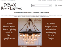 Tablet Screenshot of dbarxlighting.com